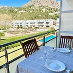 New! Con Piscina Y Balcon A 2 Minutos De La Playa. Wi-fi Апартаменты Л'Эстартит